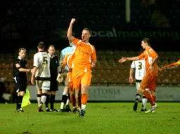 A jubilant Jaroslaw Fojut after the final whistle