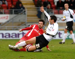 Matthew Spring sliding in for a challenge