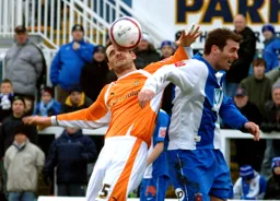 Matthew Spring takes a ball to the face