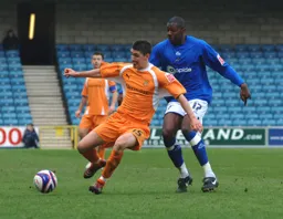 Stephen O'Leary taking control of the ball