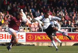 Calvin Andrew gets a shot away