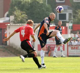 Leading by example, skipper Kevin Nicholls