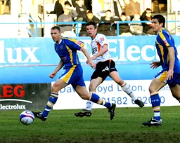 Tom Craddock watches a shot go wide