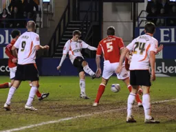 Asa Hall fires in the Town's late winner