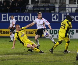 David Livermore in the thick of the action