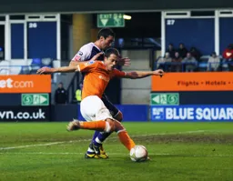 Steve Basham searching for a possible hat-trick