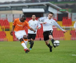 Claude Gnakpa`s shot finds the net for the only goal of the game