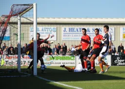 George Pilkington scores the Town's first