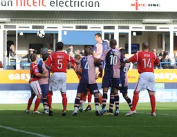 George Pilkington scores our second goal in a 3-1 win