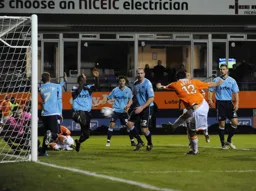 Zdenek Kroca fires the Town ahead but higher division Charlton come back to win 3-1
