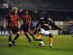 Claude Gnapka was the hero as he scored the only goal of the game