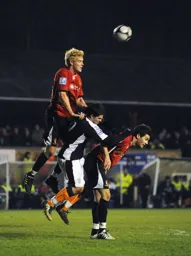 Not sure Danny Crow ever had a chance of winning this ball