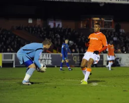 No way through this time for top scorer Matthew Barnes-Homer