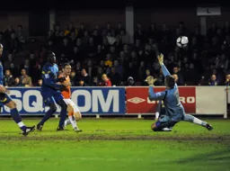 Jason Walker just fails to beat Seb Brown in what would sadly become a regular occurence this season