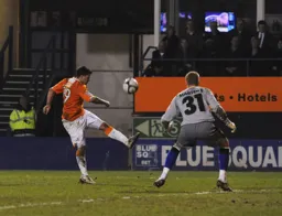 Danny Crow fires a shot in but draws a blank