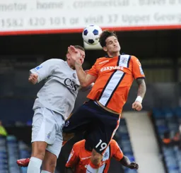 James Dance loses sight of the ball