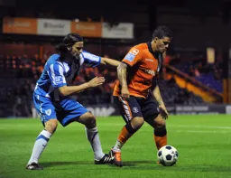 Danny Crow shields the ball