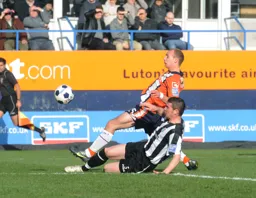 A last ditch tackle stops Jake Howells