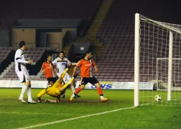 Stuart Fleetwood scores Town`s last minute equaliser