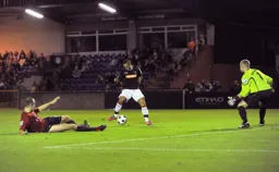 Stuart Fleetwood scores Town`s second goal