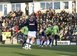 Scott Rendell scores from the penalty spot to win the game in the last minute