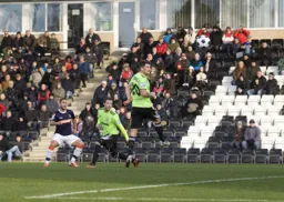 Stuart Fleetwood`s long range effort puts the Town on level terms.