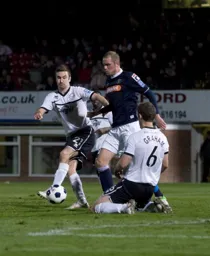 Scott Rendell brings former Hatter Luke Graham to his knees