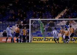 Dean Brill makes a safe catch