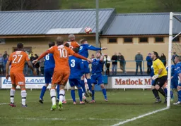 Simon Ainge heads Town into an early lead