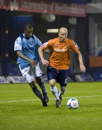 Luke Guttridge setting up another attack