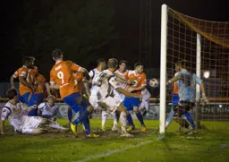 Andy Parry nets the Town's second goal