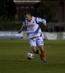 Charlie Smith on the ball