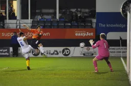Andy Parry scores the first goal