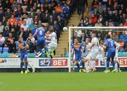 Some worried faces in the crowd as Luke Wilkinson is beaten