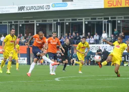 Ross Lafayette fires in a shot