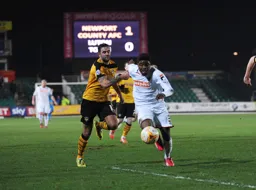 Nathan Oduwa breaks clear