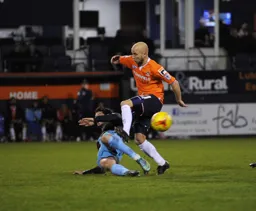 Luke Guttridge is stopped in his tracks