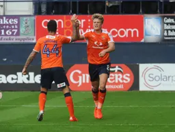 Alan Sheehan and Cameron McGeehan with a high five