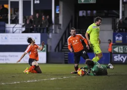 The looks of frustration on the faces of Danny Hylton and Jack Marriott say it all