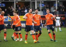 Alan Sheehan and Glen Rea join Danny Hylton in celebrating his goal