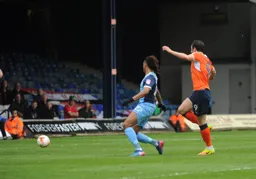 Danny Hylton strikes to give the Town a 1-0 lead