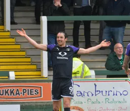 Danny Hylton has just made the score 3-0