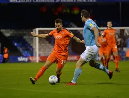 James Collins with eyes on the ball