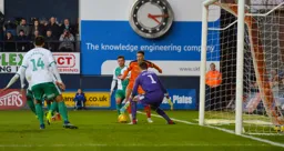 Harry Cornick in a great position