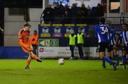 Luke Berry looks to unlock the defence