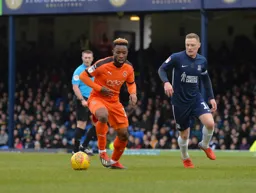 Kazenga LuaLua with the ball at his feet