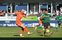 Danny Hylton shoots
