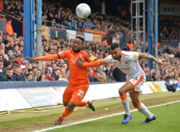 Kazenga LuaLua has to be strong to win the ball