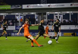 Jack Stacey crosses the ball