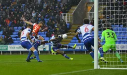 Martin Cranie has a dig, Rafael Cabral is equal to it